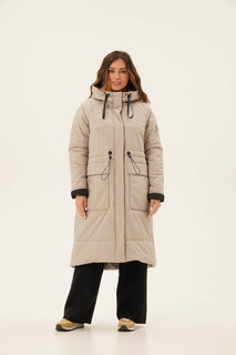 Пальто женское Maritta 28-3006-10 бежевое 48 EU
