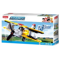 Sluban, Конструктор пластмассовый "Авиация: Почтовый биплан" (120 дет.) Sluban