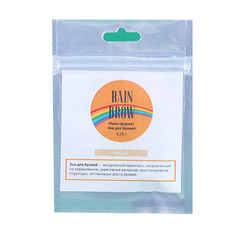 Набор, RainBrow, Хна для бровей, русая, 4 шт.