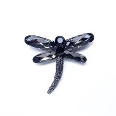 Брошь из бижутерного сплава с swarovski Moon Paris Mo-22.03-007
