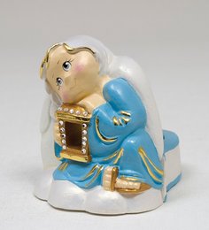 15755 Подсвечник гипсовый "Ангел" эк. Art East