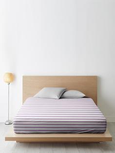 Простыня на резинке Ночь Нежна Нежный силуэт лилов. комп. 7534-2 Поплин 200х200х20 Пекс Дизайн