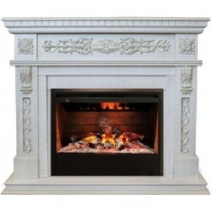 Эстетичный 3D электрокамин с увлажнением RealFlame Estella 25,5/26WT с очагом 3D Helios 26