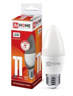 Лампа светодиодная ASDHOME, E27, 11W, 6500K, "Свеча", арт. 702879 - (10 шт.)