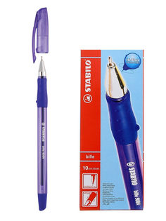 Ручка шариковая 0,38мм STABILO Bille 508, синяя 10шт