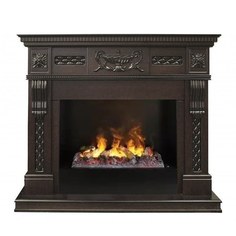 Электрокамин с широким очагом 3D Real-Flame Corsica Lux 26 AO с очагом 3D Cassette 630