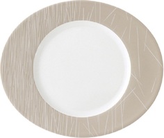 Тарелка подстановочная овальная Boreal Swing, 33.7х29 см 155585 Guy Degrenne