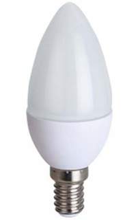 Лампа светодиодная ECOLA, E14, 8W, 2700K, "Свеча", арт. 556792 - (10 шт.)