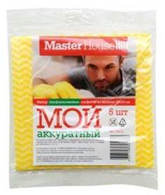 Салфетки для уборки Master House арт. 557010, 5 штук х 10 уп.