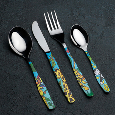 Набор 4-х предметный «Джунгли», (М43), с деколью в картонной коробке с прозрачной крышкой Добросталь (Нытва)