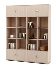 Стеллаж МФ Владимир Тунис-5 корпус/фасад дуб молочный