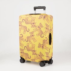 Чехол на чемодан 24", цвет жёлтый No Brand