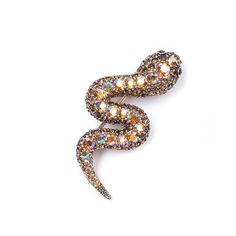 Брошь из бижутерного сплава с swarovski Moon Paris MoS-22.03-032