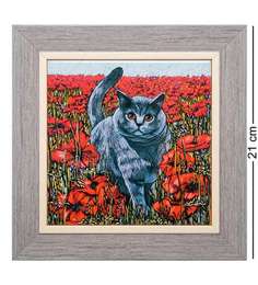 Панно керамическое Яркое лето 15х15 ANG-983 113-504323 Artangels