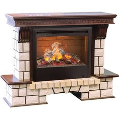 Экономичный электрокамин Real-Flame Stone 26/HL AO с очагом 3D Helios 26