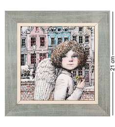 Панно керамическое Ангел удачи 15х15 ANG-1445 113-505146 Artangels