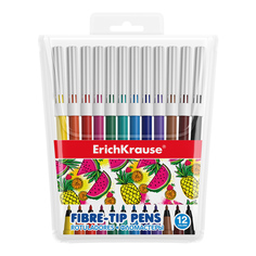 Фломастеры Erichkrause® Washable 12 цветов