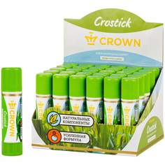 Клей-карандаш Crown 207881, 8 г. 30 штук