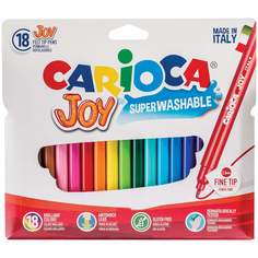 Набор фломастеров Carioca "Joy", арт. 083921, 18 цв х 3 упак.
