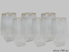 Набор из 6 стаканов 700 мл в подарочной упаковке 121-013 118-121-013 Lenardi