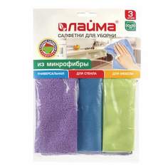 Салфетки для уборки Laima арт. 601258, 3 штук х 3 уп.
