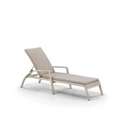Шезлонг-лежак плетеный Афина A30C2-W85 Latte Afina