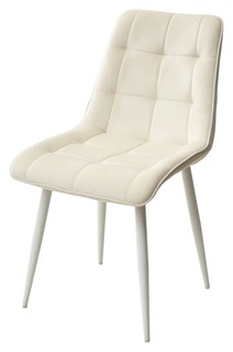 Комплект стульев 4 шт. M-City CHIC белый каркас, молочный