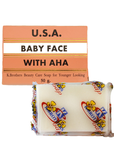 Мыло K.Brothers Baby Face c AHA-кислотами для профилактики акне и угревой сыпи 50 г