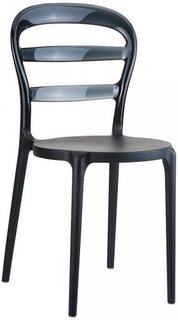 Стул пластиковый ReeHouse Miss Bibi Черный