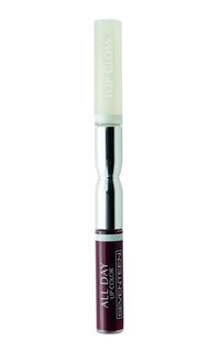 Жидкая стойкая помада-блеск Seventeen All day lip color & top gloss 39 бурый