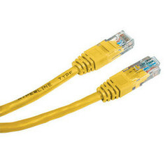 Кабель витая пара патч-корд Hyperline PC-LPM-UTP-RJ45-RJ45-C6-2M-LSZH-YL 2.0m