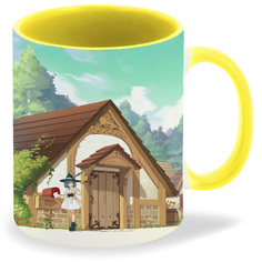 Кружка CoolPodarok fantasy life mabinogi Удочка Рыбалка Рыба Аниме