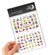 Слайдер-дизайн для ногтей Una Luna Fruits №N725