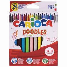 Набор фломастеров Carioca "Doodles", арт. 151919, 24 цв х 3 упак.