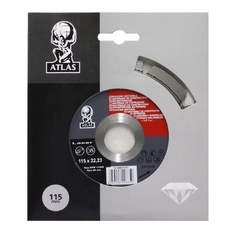 Диск отрезной по камню 115х22.23 Norton 70184614181 SG Atlas Laser алмазный для резки обще