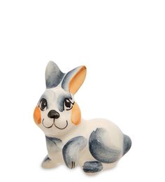 Фигурка "Зайчонок" цв. (Гжельский фарфор) ГЛ-833 113-7010958 Народные промыслы