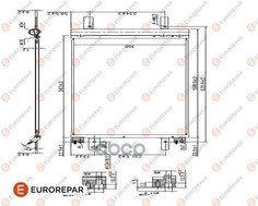 Радиатор Кондиционера EUROREPAR арт. 1626267380
