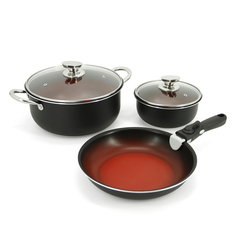 Набор посуды для приготовления со съемной ручкой Pomi dOro P640558