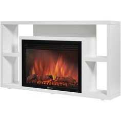 Электрокамин с широким очагом 2D Electrolux Multimedia 30 белый с очагом EFP/P-3020LS