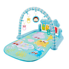 Детский игровой коврик Evo Beauty с пианино, для развития мелкой моторики, синий