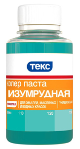ТЕКС колер паста универсальная N5 изумрудная (0,1л)