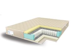 Матрас пружинный Comfort Line Memory 2 - Latex 2 S1000 95х190, в рулоне