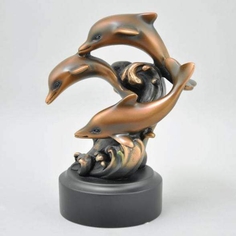 Скульптура Три дельфина UL-12101 KNP-UL-12101 Ulike