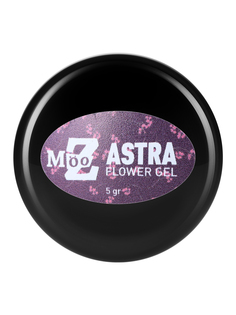 Гель лак для ногтей MOOZ Flower Astra шеллак для маникюра для дизайна полупрозрачный 5 мл