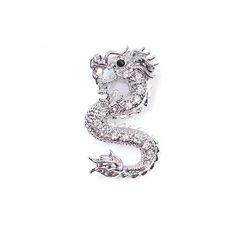 Брошь из бижутерного сплава с swarovski Moon Paris MoS-22.03-013