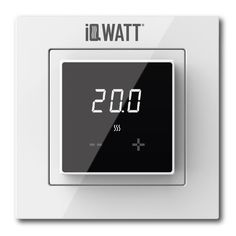 Электронный термостат IQ THERMOSTAT D black/white Iqwatt