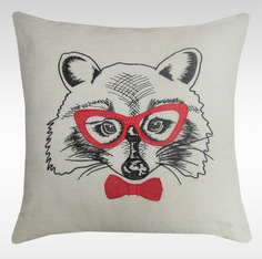 Декоративная подушка Primavelle pve477906 белый, черный, красный 45x45см