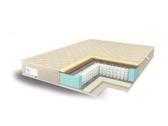 Матрас пружинный Comfort Line Medium Memory 2 - Latex 2 S1000 115х195, в рулоне