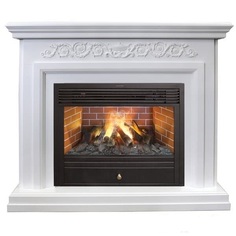 Электрокамин с широким очагом 3D Real-Flame Leticia 26 WT-P511 с очагом 3D Novara