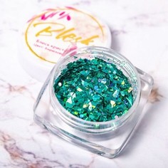 Набор, Blesk, Дизайн для ногтей «Блеск кристаллов», бирюзовый, 4 шт.